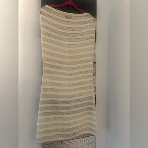 PrettyLittleThing Cream Knit Skirt